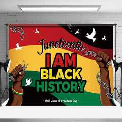 Aperturee - I Am Black History Happy Juneteenth Day Backdrop