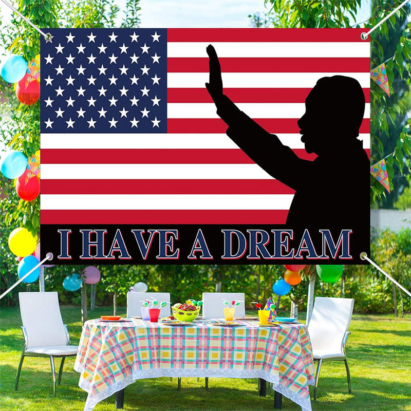 Aperturee I Have A Dream Usa Flag Black History Month Backdrop