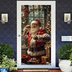 Aperturee - Indoor Room Santa Claus Gifts Christmas Door Cover