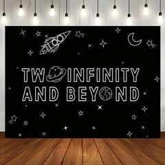 Aperturee - Infinity Beyond Rocket Stars 2nd Birthday Backdrop