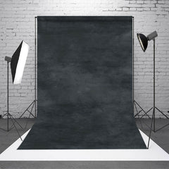 Aperturee - Inky Black Abstract Textured Photoshoot Backdrop