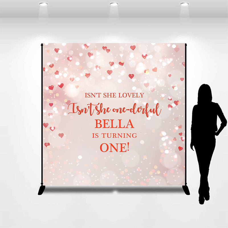 Aperturee - Isnt She Onederful Custom 1st Birthday Backdrop