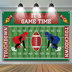 Aperturee - Its Game Time Touch Down Football Sports Backdrop