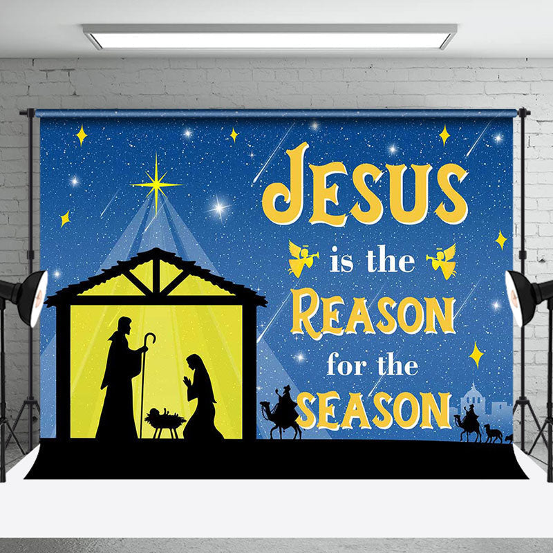 Aperturee - Jesus Is The Reason For The Season Christmas Backdrop