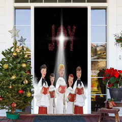 Aperturee - Joy Christians Carol Light Christmas Door Cover