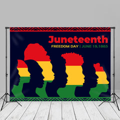 Aperturee - June 19 Faces Black Juneteenth Freedom Day Backdrop