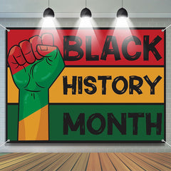 Aperturee Juneteenth Fist Simple Black History Month Backdrop