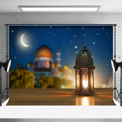 Aperturee - Lantern Starry Night Ramadan Rubarak Party Backdrop