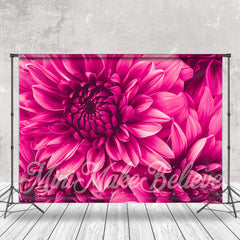 Aperturee - Large Hot Pink Flower Fine Art Backdrop For Photography