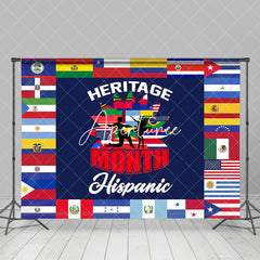 Aperturee - Latin American Flag Hispanic Heritage Month Backdrop