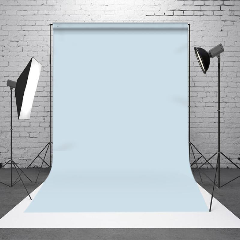 Aperturee - Light Blue Solid Color Portrait Photo Booth Backdrop