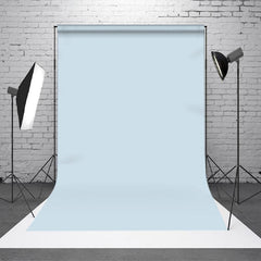 Aperturee - Light Blue Solid Color Portrait Photo Booth Backdrop