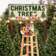 Aperturee - Light Christmas Trees For Sale Pine Forest Backdrop