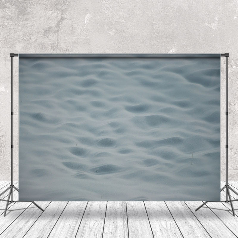 Aperturee - Light Grey Sea Wave Texture Photography Backdrop