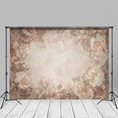 Aperturee - Light Pink Floral Fine Art Portrait Texture Backdrop