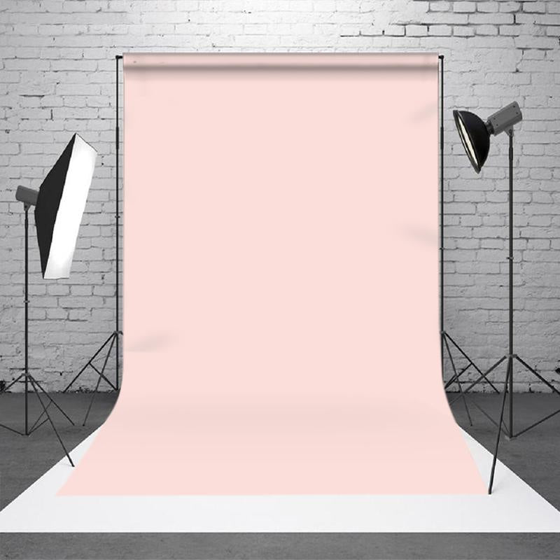 Aperturee - Light Pink Solid Simple Backdrop For Photography