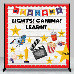 Aperturee - Lights Canima Learn Custom Back To School Backdrop