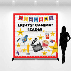 Aperturee - Lights Canima Learn Custom Back To School Backdrop