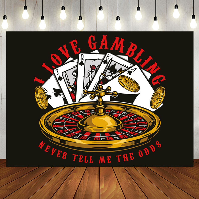 Aperturee - Love Gambling Never Tell Me The Odds Casino Backdrop