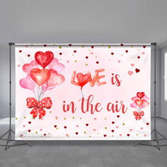 Aperturee - Love Is In The Air Balloons Valentines Day Backdrop