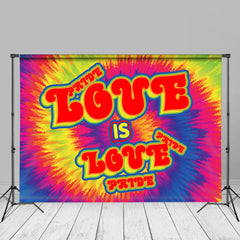 Aperturee - Love is Love Pride Month Backdrop for Party Parade