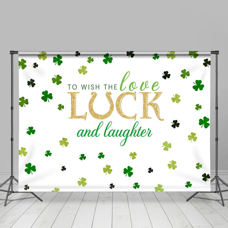 Aperturee - Love Luck And Laughter St Patricks Day Backdrop