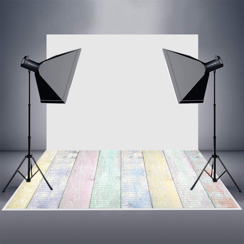 Aperturee - Candy Colorful Wood Rubber Floor Mat For Photography