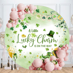 Aperturee - Lucky Clover St Patricks Day Baby Shower Backdrop