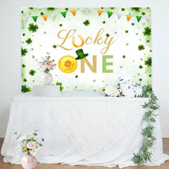 Aperturee - Lucky One St Patricks Day 1st Birthday Backdrop