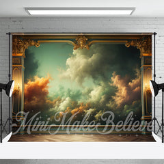 Aperturee - Luxurious Wall Colorful Cloud Painting Backdrop