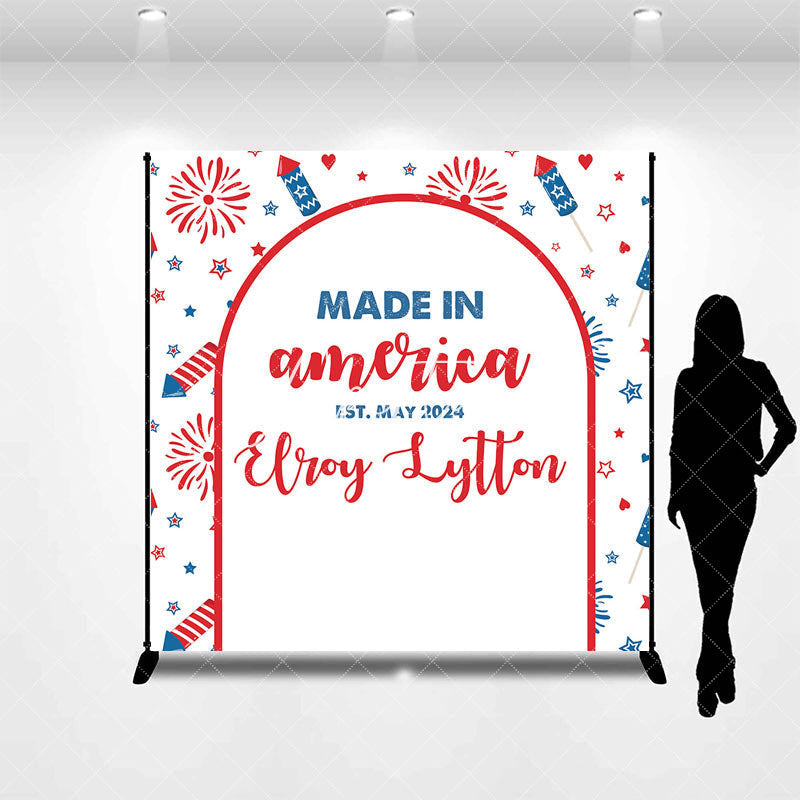 Aperturee - Made In America Birthday Independence Day Backdrop