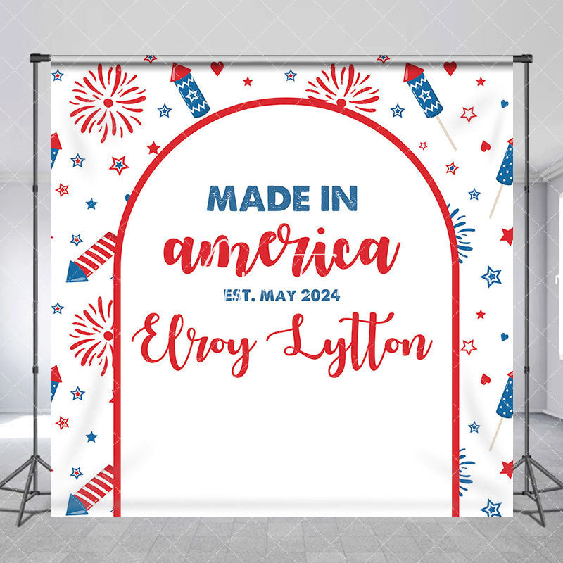 Aperturee - Made In America Birthday Independence Day Backdrop