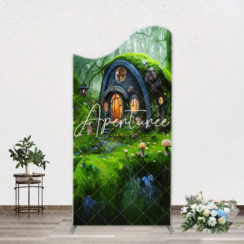 Aperturee - Magic Forest Spring Greeny Chiara Arch Party Backdrop