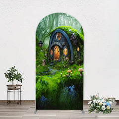 Aperturee - Magic Forest Spring Greeny Chiara Arch Party Backdrop