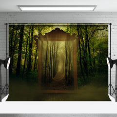 Aperturee - Magic Mirror Mysterious Forest Photo Booth Backdrop