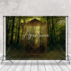 Aperturee - Magic Mirror Mysterious Forest Photo Booth Backdrop