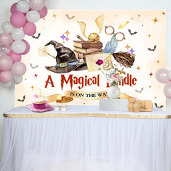 Aperturee - Magical Bundle Theme Cartoon Baby Shower Backdrop