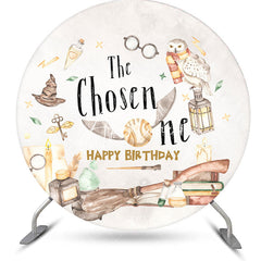 Aperturee - Magical The Chosen One Round 1st Birthday Backdrop