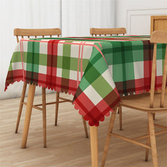 Aperturee - Merry Christmas Holiday Rectangle Tablecloth