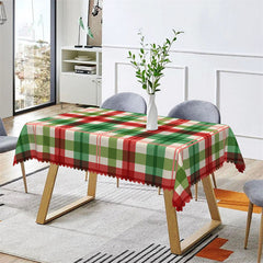 Aperturee - Merry Christmas Holiday Rectangle Tablecloth