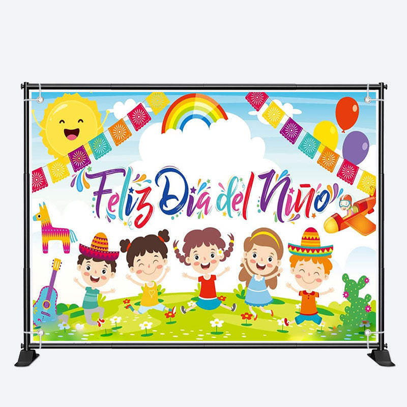 Aperturee - Mexican Feliz Dia Del Nino Children Day Backdrop