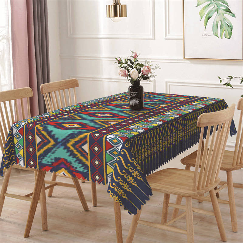 Aperturee - Minority Rhombus Prints Regular Rectangle Tablecloth