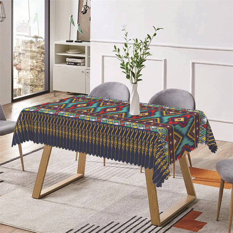 Aperturee - Minority Rhombus Prints Regular Rectangle Tablecloth