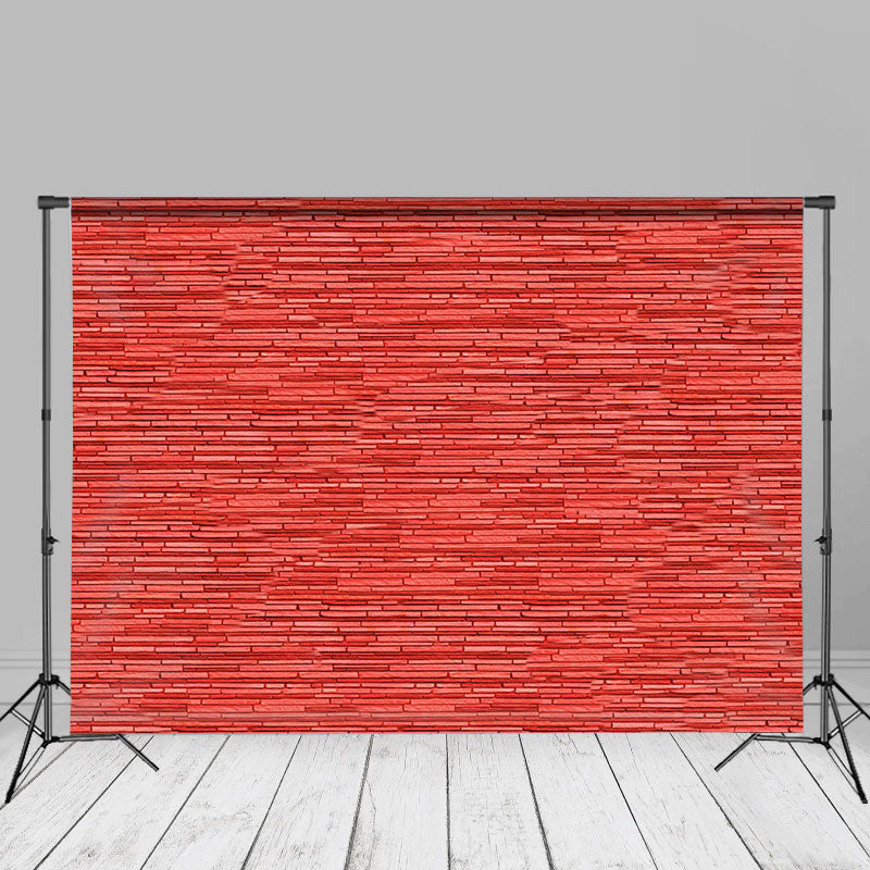 Aperturee - Modern Red Stripes Wall Portrait Studio Background