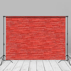 Aperturee - Modern Red Stripes Wall Portrait Studio Background