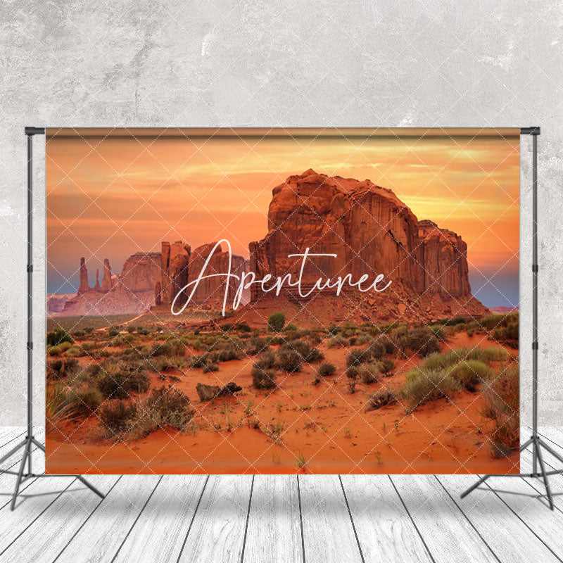 Aperturee - Monument Valley Desert Dusk Natural Scenery Backdrop