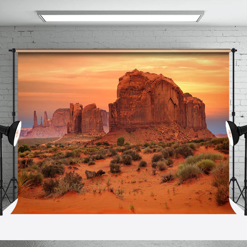 Aperturee - Monument Valley Desert Dusk Natural Scenery Backdrop