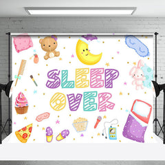 Aperturee - Moon Food Doll Sleepover Party Backdrop For Girls