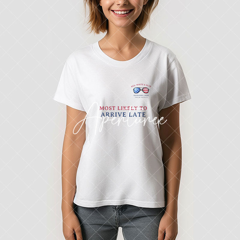 Aperturee - Most Likely Red White Blue Family Reunion T-Shirt