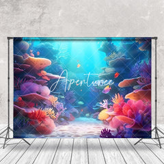 Aperturee - Mysterious Fairy Tale Fish Underwater World Backdrop